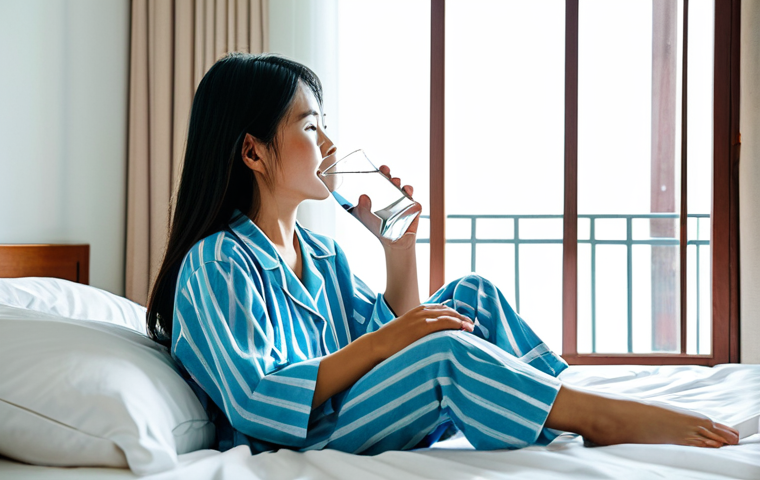 낮잠의 효과를 극대화하는 기법 - Peaceful Bedroom Oasis**

A serene bedroom scene in a Vietnamese home. The room is dimly lit with so...